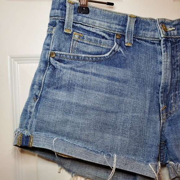 Vince Denim Cutoff Shorts Womens Casual Summer Sz 27 - Picture 2 of 9